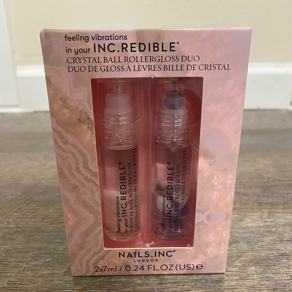 INC.REDIBLE Crystal Ball Rollergloss Duo Lip Gloss Nails, Inc. London - Picture 5 of 7